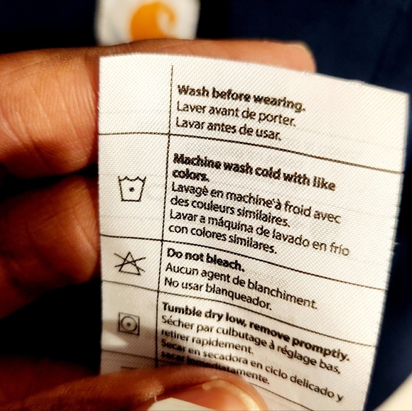 Carhartt | Women's Navy Blue V-Neck Modern Fit Scrubs Top Or Shirt (Size XL) - Picture 6 of 12